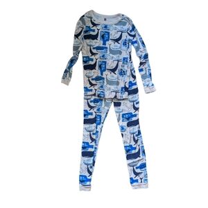 Tea Collection ocean long sleeve pajama set size 10